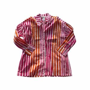 Beach Riot Wmn’s L Petite Alexa Top in Sunset Stripes Beach Boho Vacation